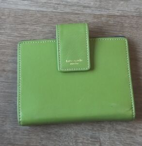 Kate Spade New York Green Leather Address Book Planner Made in Italy